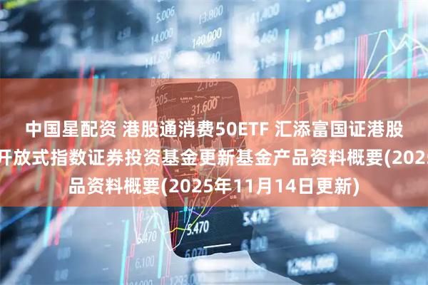 中国星配资 港股通消费50ETF 汇添富国证港股通消费主题交易型开放式指数证券投资基金更新基金产品资料概要(2025年11月14日更新)