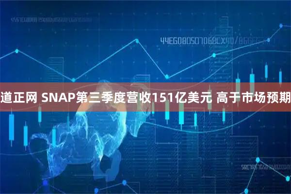 道正网 SNAP第三季度营收151亿美元 高于市场预期